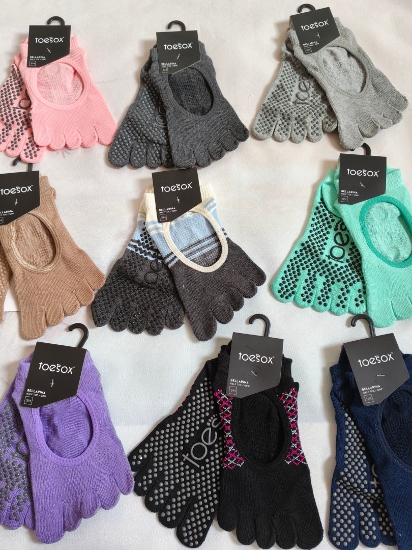 Pilates Yoga Gym - Toesox Yoga Five-Toe Socks Men's Women's