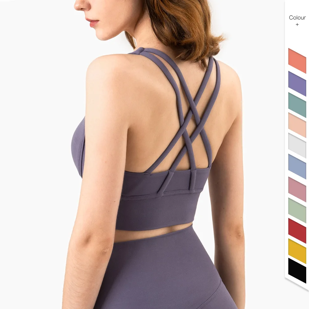 Yoga Strap Cotton - Summer Fashion Cross Back Women Sport