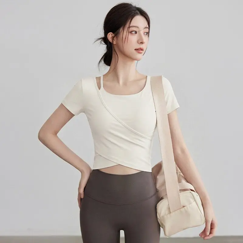 Yoga Clothing Long-sleeved Sum - đánh giá và giá Pilates Yoga Wrap Top