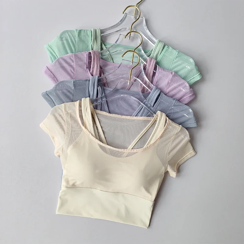 Women's Pilates Training Fitne - đánh giá và giá Pilates Yoga Wrap Top