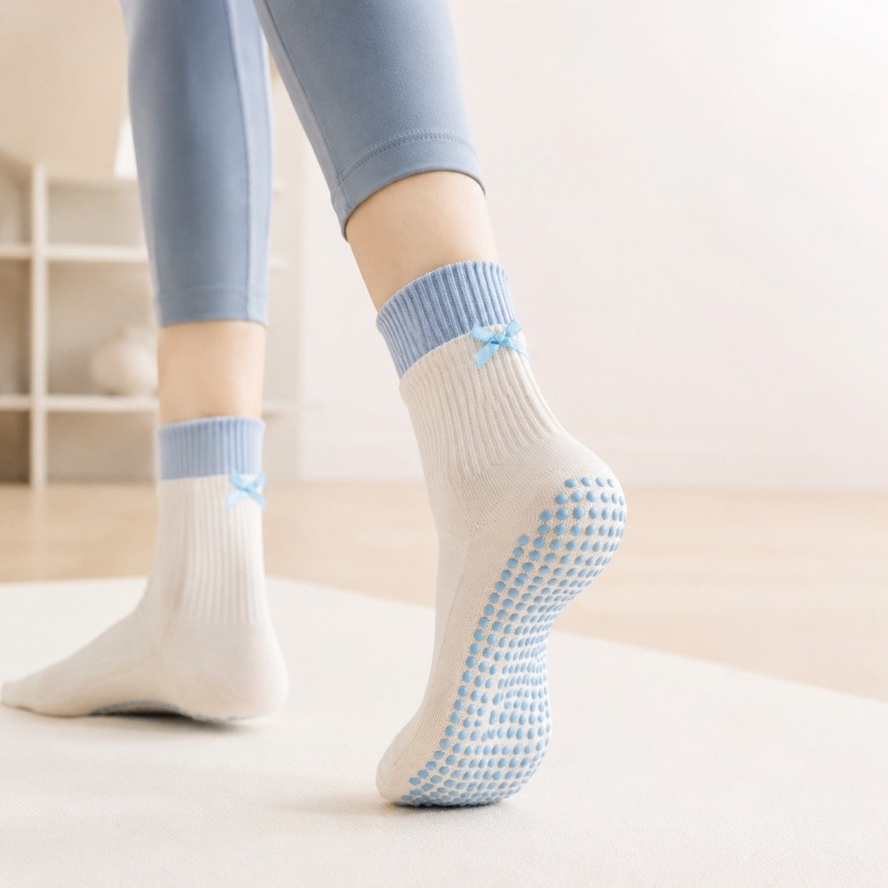 New Cotton Yoga Socks Non Slip - đánh giá và giá Pilates Yoga And Barre