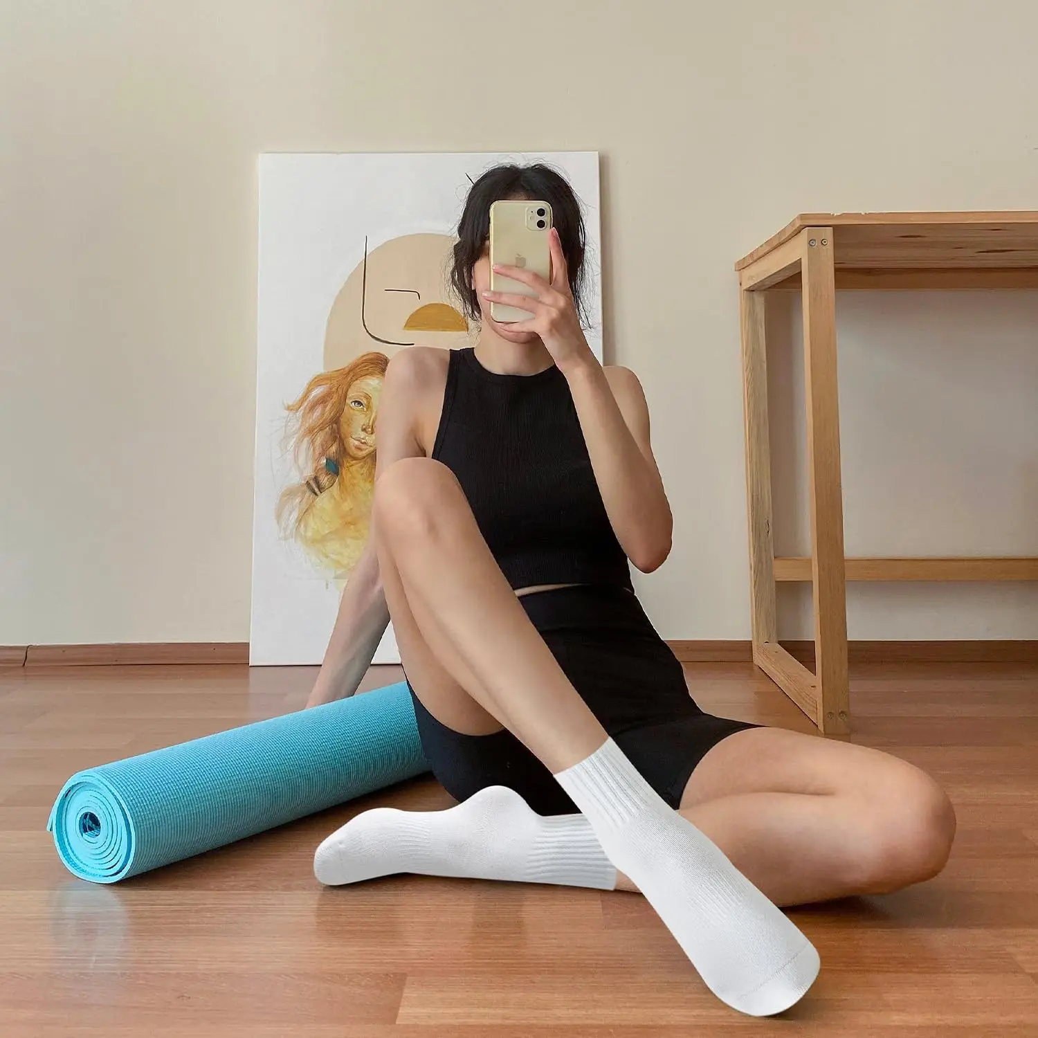 4 pairs of women's yoga socks, - đánh giá và giá Pilates & Yoga Wohlfühlen Forchheim