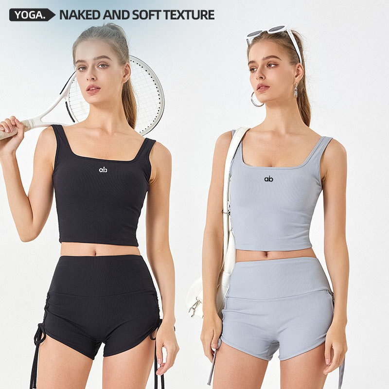 Women Summer Ribbed Yoga Tank  - đánh giá và giá Pilates Yoga Wrap Top