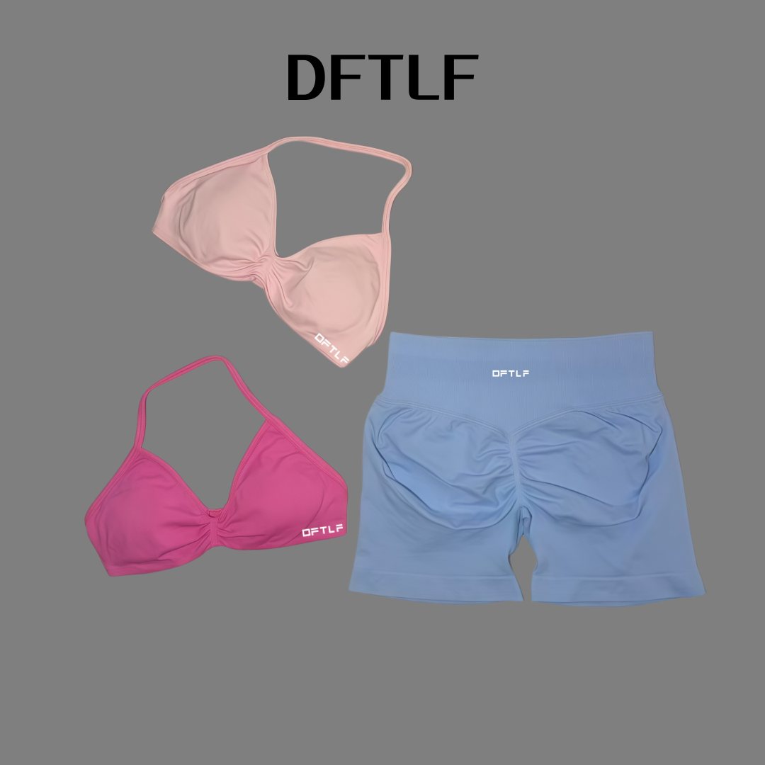 2 Piece DFTLF Impact Gym Set W - đánh giá và giá Yoga Strap Cotton