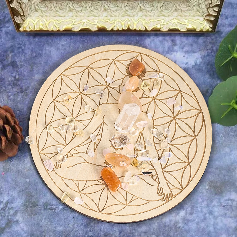 15CM Laser Engraving 7 Chakra  - đánh giá và giá Pilates Yoga Gear