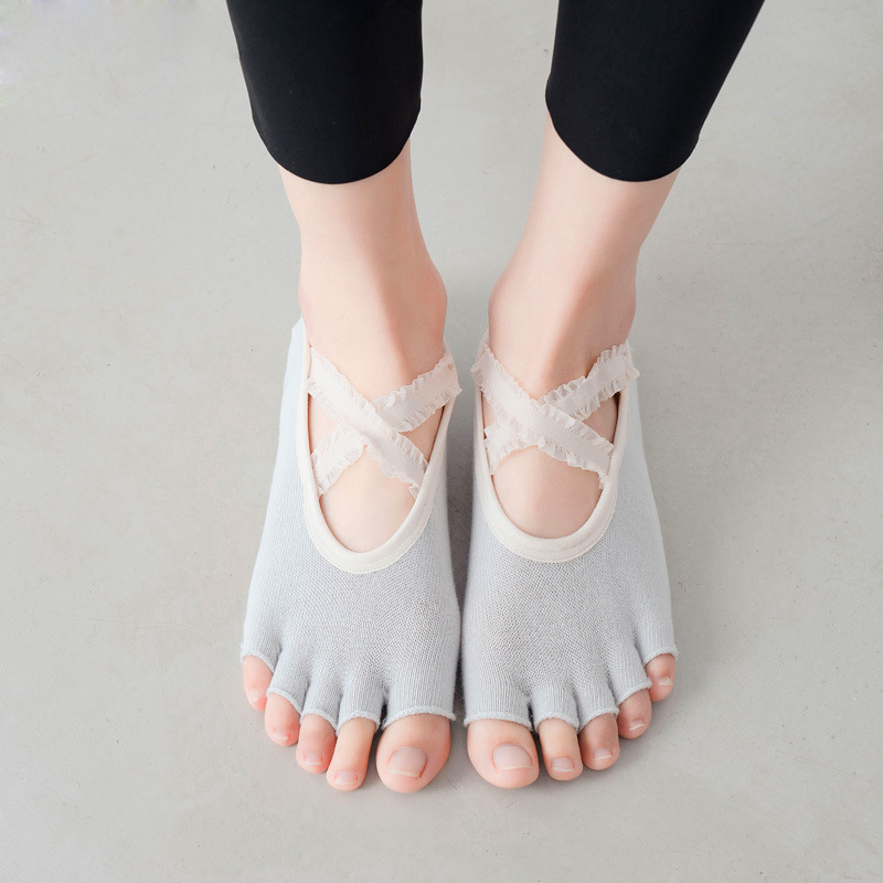 Five Finger Yoga Socks Lace Cr - đánh giá và giá Yoga Strap Cotton