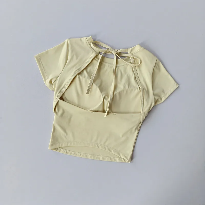 Women's Slim Fit Quick-Drying  - đánh giá và giá Pilates Yoga Wrap Top